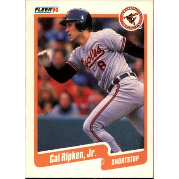 1990 Cal Ripken Jr. Fleer Baseball Card #187 - Picture 1 of 2